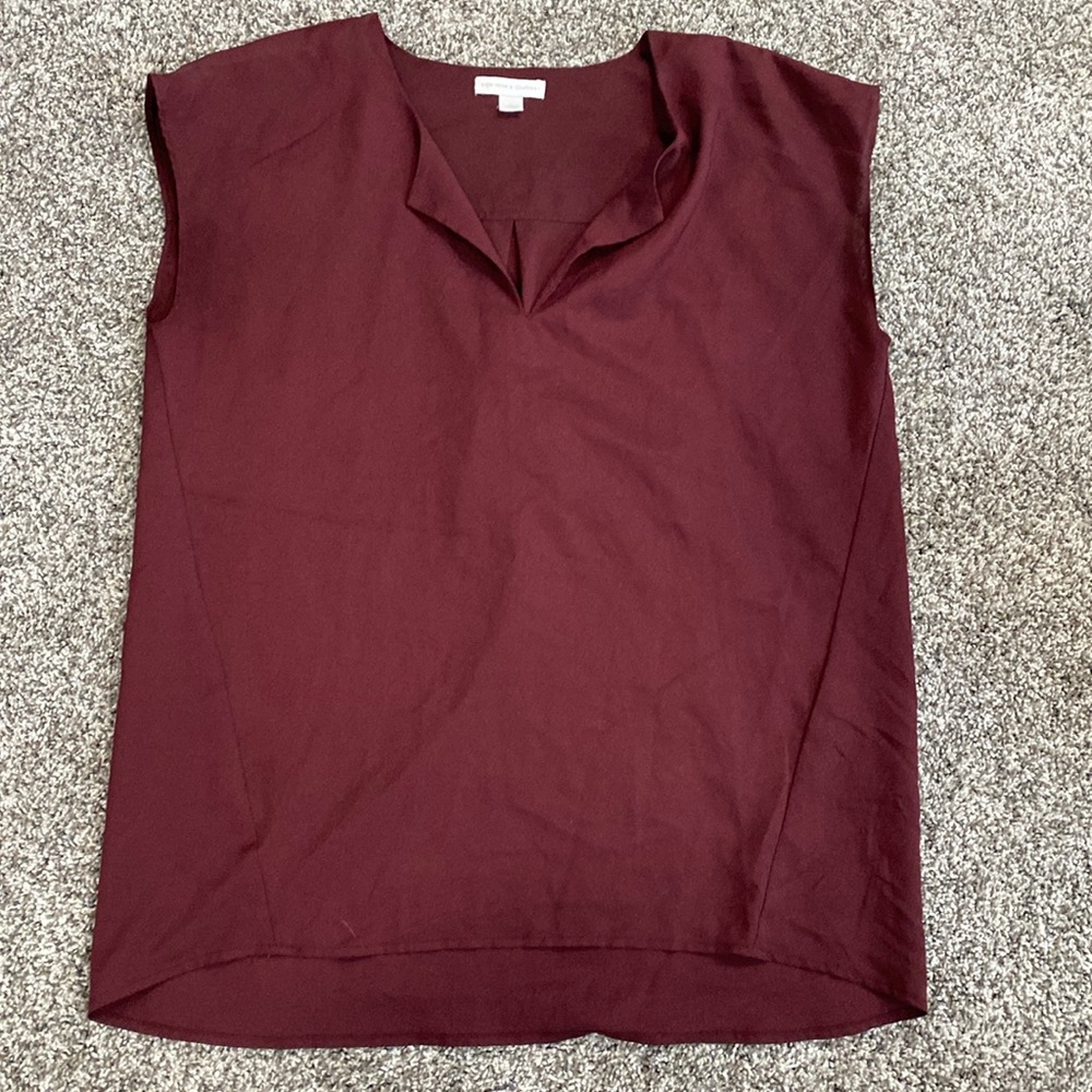 Maroon dress top